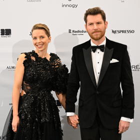 David Švehlík s manželkou Vendulou. 