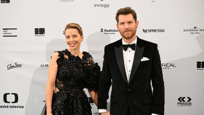 FOTO: David Švehlík s manželkou Vendulou.