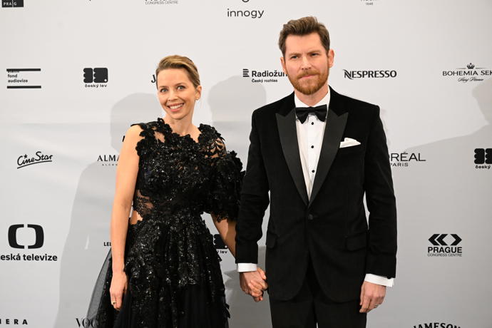 David Švehlík s manželkou Vendulou. 