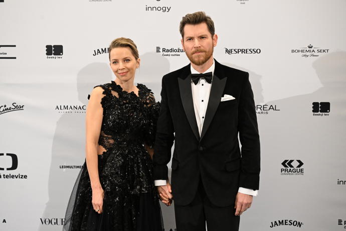 David Švehlík s manželkou Vendulou. 