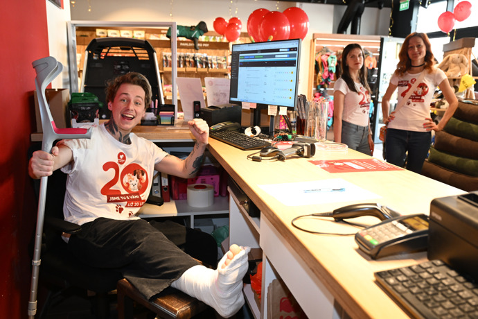 Vojta Drahokoupil dorazil i přes zranění. 