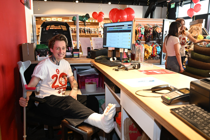 Vojta Drahokoupil měl dobrou náladu.