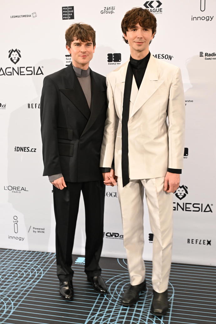 Karel "Kovy" Kovář s partnerem. 