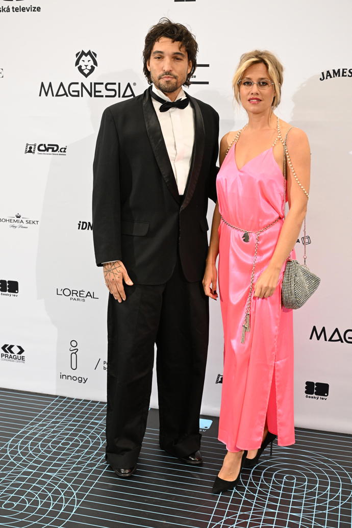 Jordan Haj a Emma Smetana nemohli chybět na udílení cen Český lev. 