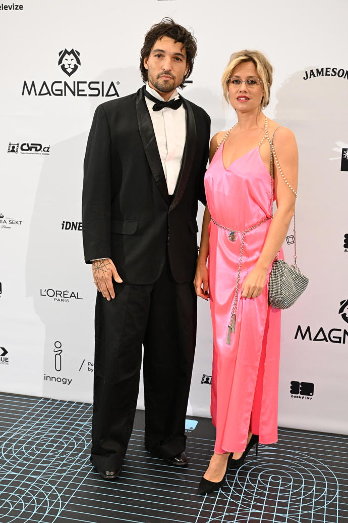 Jordan Haj a Emma Smetana nemohli chybět na udílení cen Český lev. 