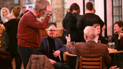 FOTO: Jiří Lábus dorazil na afterparty v pozdějších večerních hodinách.