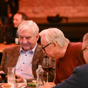 Jiří Lábus a Miroslav Donutil měli dobrou náladu.