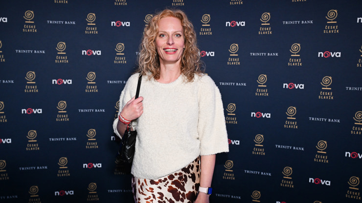 Kristina Kloubková dorazila v dobré náladě.