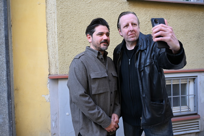 Vojta Kotek se ochotně fotil s fanoušky.