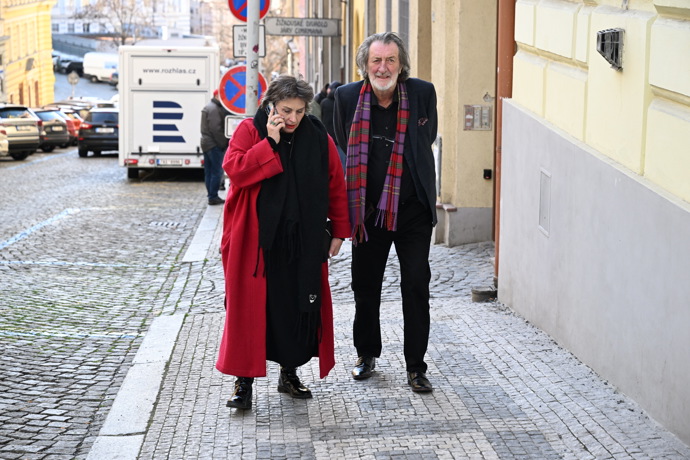 Bolek Polívka s manželkou Marcelou Černou.