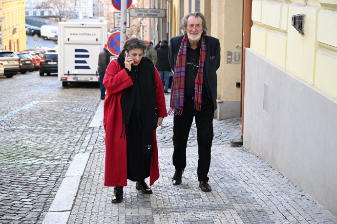 Bolek Polívka s manželkou Marcelou Černou.