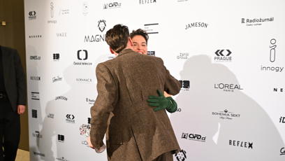 FOTO: Jan Nedbal a Kristýna Ryška se stali nejlepšími herci ve vedlejších seriálových rolích.