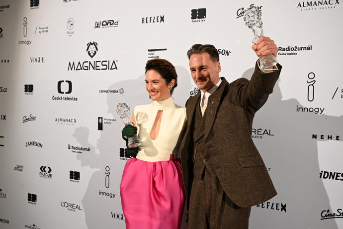 Jan Nedbal a Kristýna Ryška se stali nejlepšími herci ve vedlejších seriálových rolích.