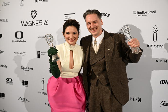 Jan Nedbal a Kristýna Ryška se stali nejlepšími herci ve vedlejších seriálových rolích.