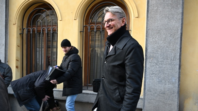 FOTO: Jan Svěrák byl samý úsměv.