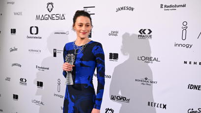 FOTO: Johana Matoušková si odnesla sošku za nejlepší výkon v hlavní roli v seriálovém díle (Studna).