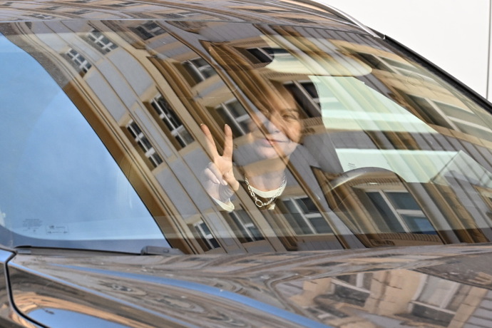 Anna K. měla dobrou náladu. 