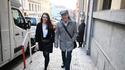 FOTO: Miroslav Táborský s krásnou ženou.