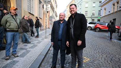 FOTO: Na oslavu dorazil i David Novotný.