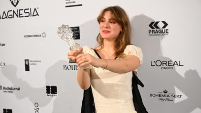 FOTO: Kateřina Falbrová slaví coby začínající herečka obrovský úspěch. Za roli ve snímku Sbormistr získala Českého lva.