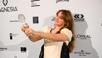 FOTO: Kateřina Falbrová slaví coby začínající herečka obrovský úspěch. Za roli ve snímku Sbormistr získala Českého lva.