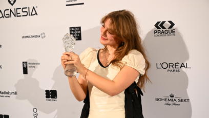 FOTO: Kateřina Falbrová slaví coby začínající herečka obrovský úspěch. Za roli ve snímku Sbormistr získala Českého lva.