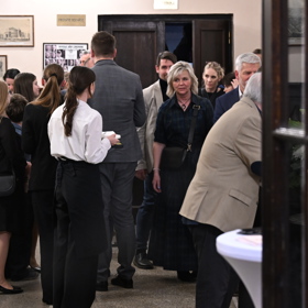 Eva Pavlová na narozeninách Zdeňka Svěráka.