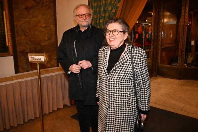 Zuzana Kronerová dorazila se svým manželem Milanem Hladkým. 