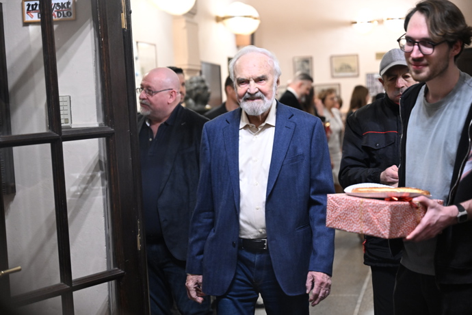 Zdeněk Svěrák rozdával úsměvy.