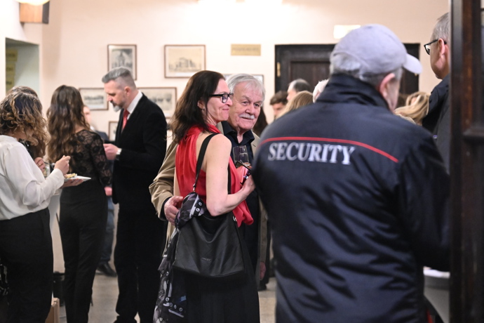 Karel Šíp na oslavě narozenin Zdeňka Svěráka.