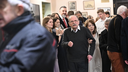 FOTO: Jaroslav Uhlíř na oslavě narozenin.