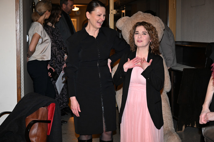 Klára Melíšková s Pavlou Gajdošíkovou.