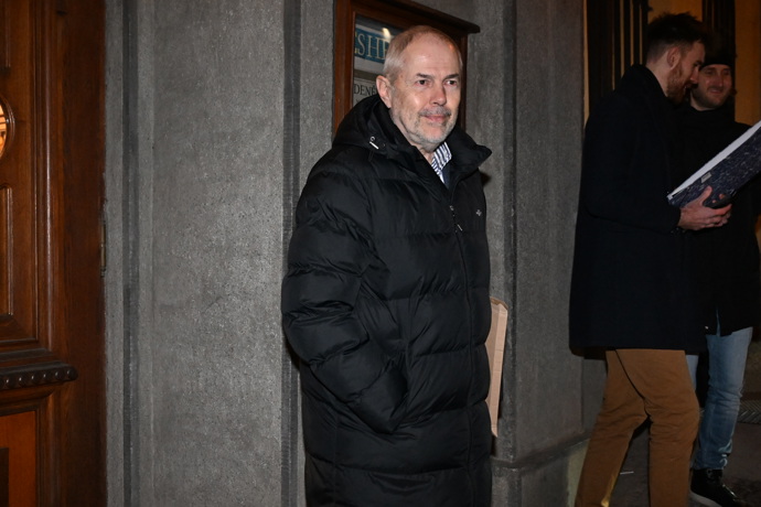 Moderátor Marek Eben.