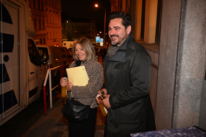 Vojta Kotek s maminkou.