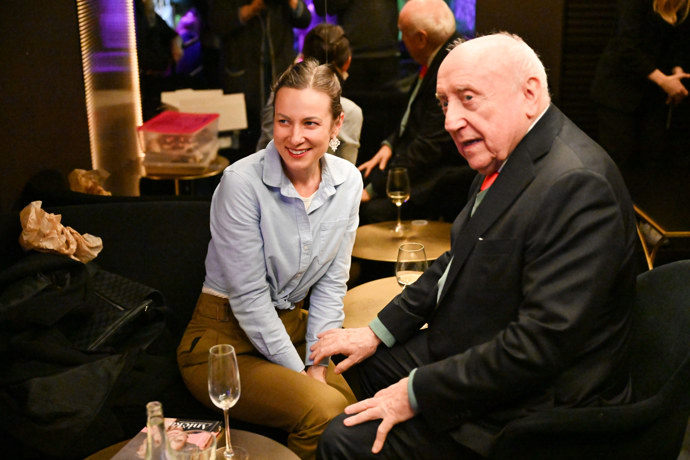 Felix Slováček a paliativní lékařka Denisa Mlčochová. 