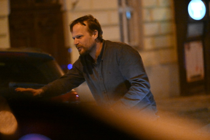 Kryštof Hádek na narozeninové oslavě Zdeňka Svěráka.