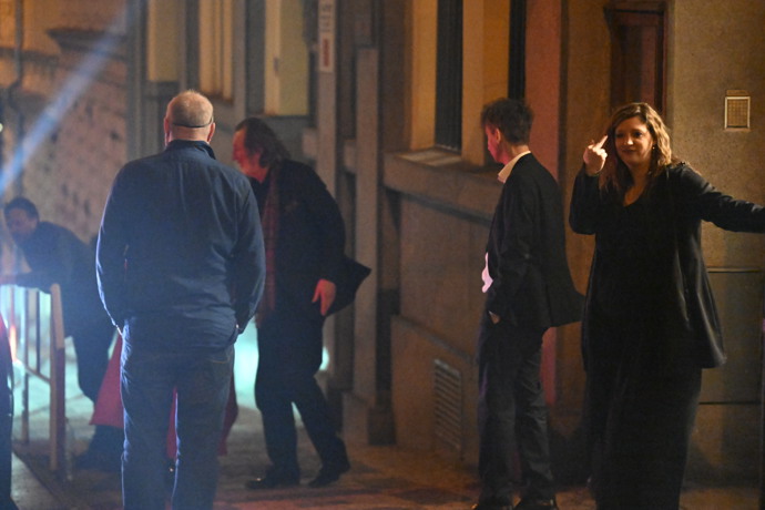 Kryštof Hádek a Bolek Polívka si oslavu narozenin Zdeňka Svěráka užili ve velkém.