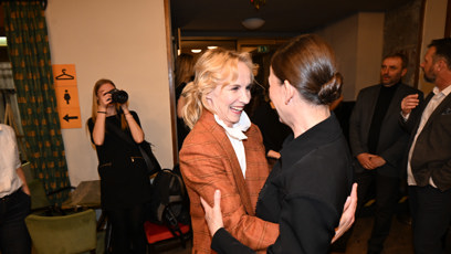 FOTO: Jana Plodková s Klárou Melíškovou.