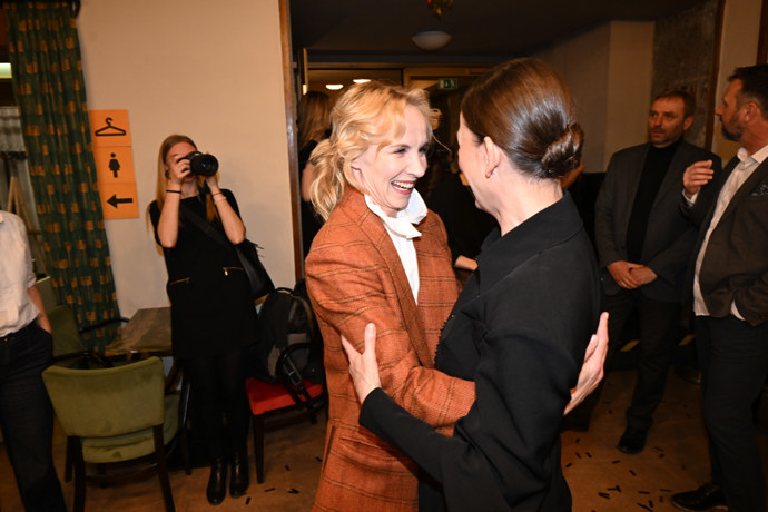 Jana Plodková s Klárou Melíškovou.