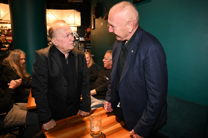 Na poslední rozloučení dorazil Petr Janda. 