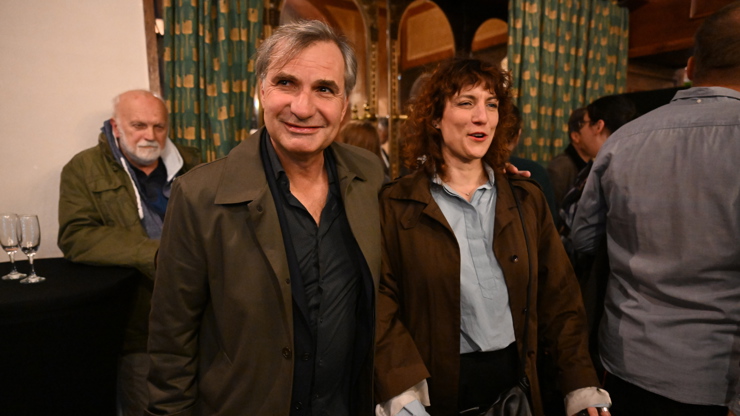 Jiří Macháček s partnerkou.