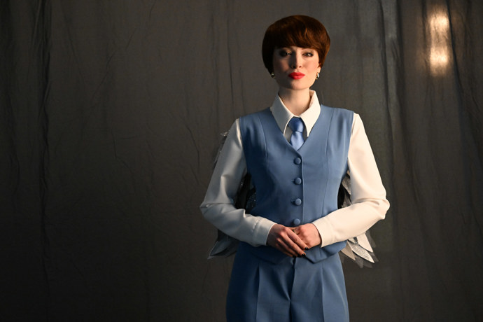 Michaelu Pecháčkovou by v paruce jen málokdo poznal.