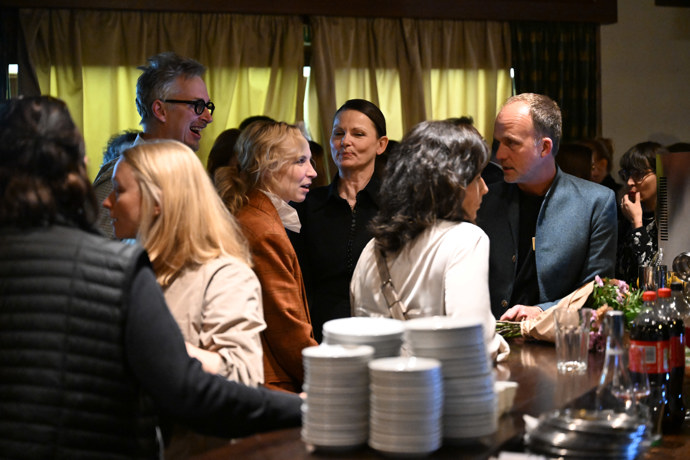 Jana Plodková během večera na slavnostní premiéře filmu. 