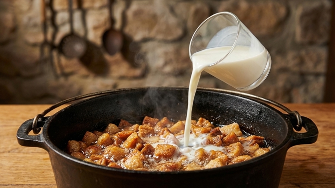 Recept na nejlepší sádlo: Tajemství jemnosti spočívá v trošce mléka