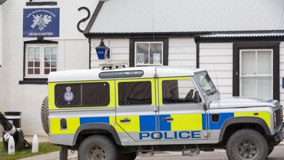 FOTO: Policie v Paraguayi.