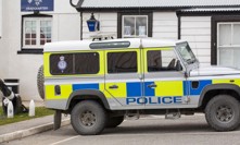 Policie v Paraguayi.