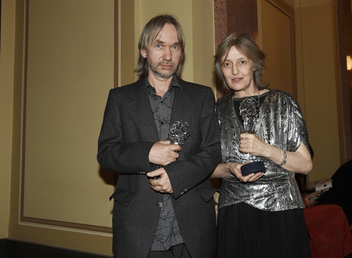 Irena Havlová s Vojtěchem Havlem.