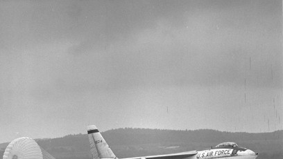 FOTO: V roce 1956 se na nebesích ztratil také Boeing B-47, který převážel jaderný materiál.
