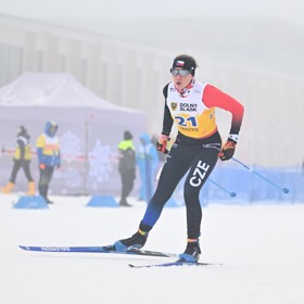 Simona Bubeníčková při závodu.