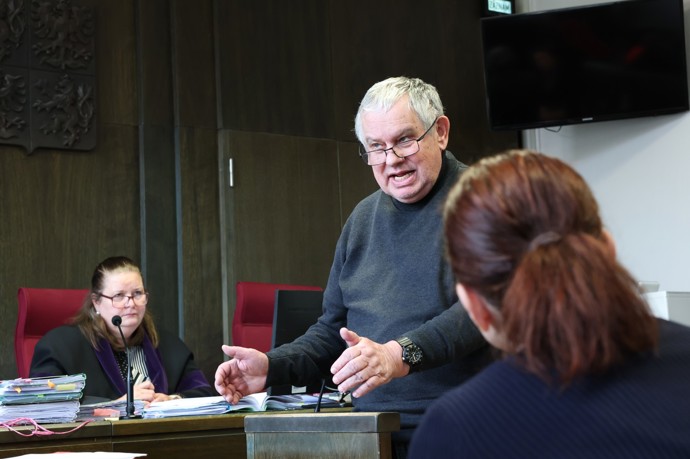 Michaela Nosková u soudu.